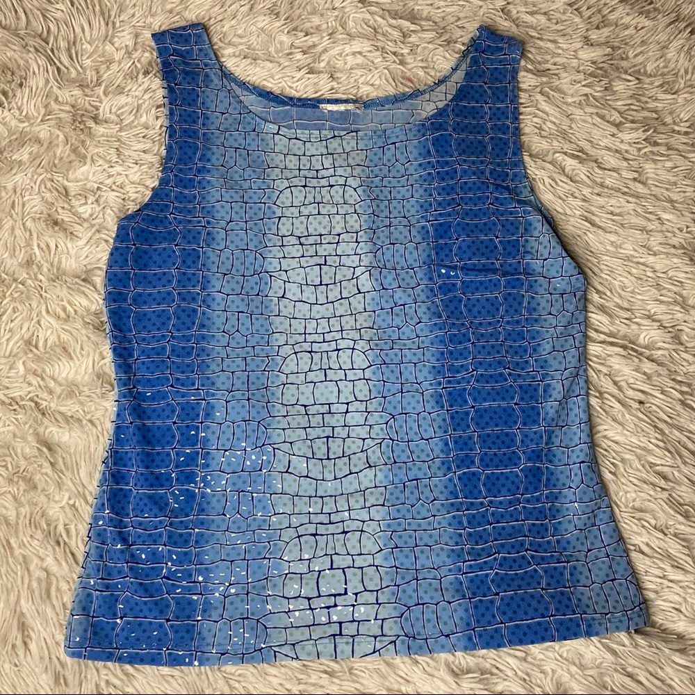 Vintage Y2K Snakeskin Tank Top!